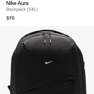 Nike Aura Black Backpack
